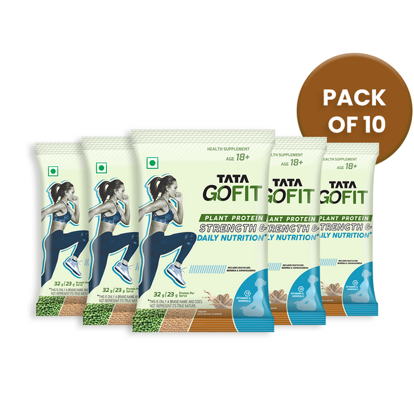 Assorted Pack of 10 | Protein Strength & Daily Nutrition, Creamy Cafe Mocha Flavour