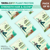 Assorted Pack of 10 | Protein Strength Hair & Glow, Heavenly Chocolate Flavour
