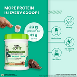 Tata Gofit Plant Protein | Strength Hair & Glow, Heavenly Chocolate Flavour