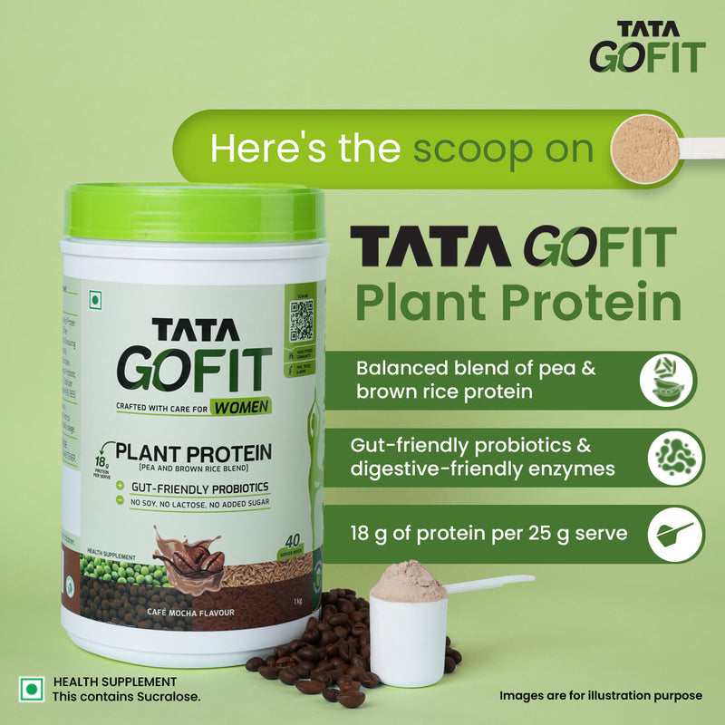 Tata GoFit Plant Protein Powder for Women