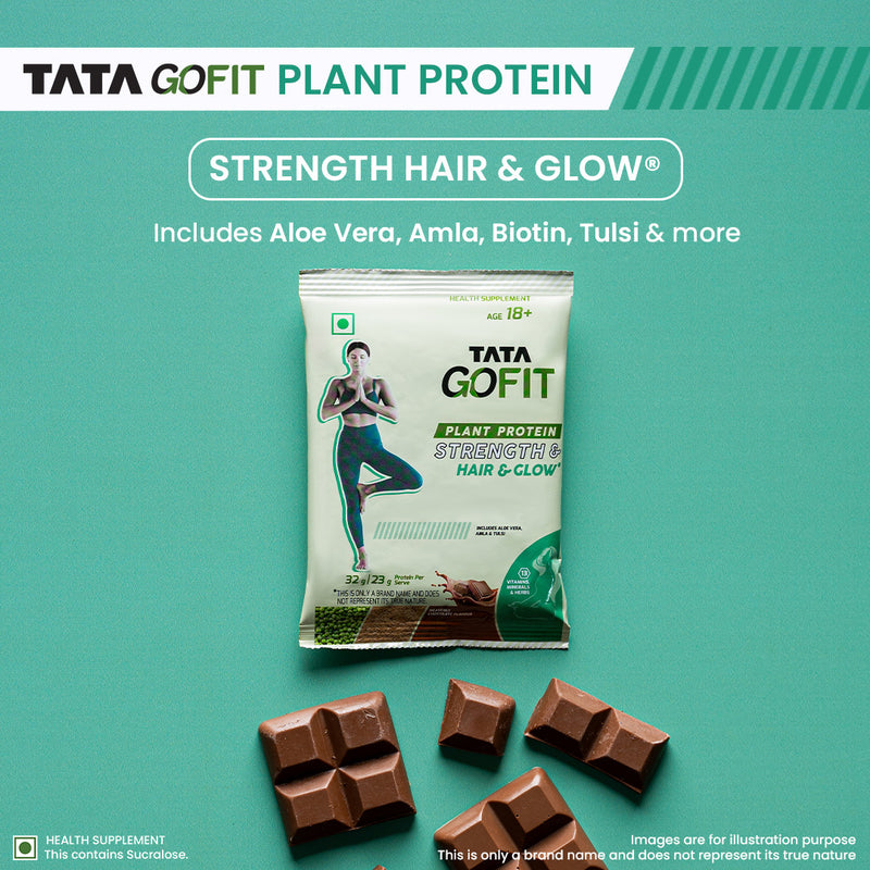 Assorted Pack of 10 | Protein Strength Hair & Glow, Heavenly Chocolate Flavour