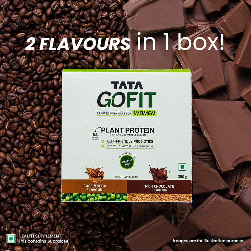 Assorted Pack of 10 | Gut-Friendly Probiotics | Rich Chocolate & Café Mocha flavour