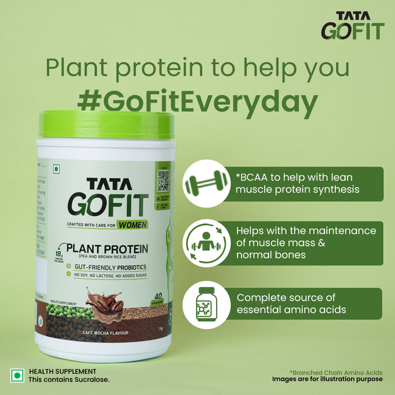 Tata GoFit Plant Protein Powder for Women