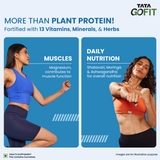 Tata Gofit Plant Protein | Strength & Daily Nutrition, Creamy Cafe Mocha Flavour