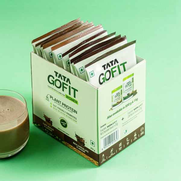 Assorted Pack of 10 | Gut-Friendly Probiotics | Rich Chocolate & Café Mocha flavour
